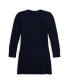 ფოტო #2 პროდუქტის Toddler And Little Girls Mini Cable Pleated Cotton Sweater Dress