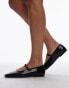 ARKET leather mary jane shoes in black patent