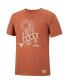 Фото #3 товара Men's x Wrangler Heather Texas Orange Texas Longhorns Desert Landscape T-shirt