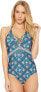 Фото #1 товара Laundry by Shelli Segal Women's Butterfly One Piece Swimsuit Sz. S 149860