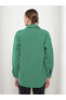 Önden Düğme Kapamalı Düz Uzun Kollu Tüvit Kadın Gömlek Ceket