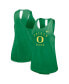 Фото #1 товара Women's Green Oregon Ducks Primetime Open Back Tank Top