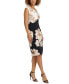 ფოტო #3 პროდუქტის Women's Matte Jersey V-Neck Sleeveless Dress