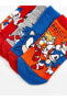 LCW Kids Sonic Desenli Erkek Çocuk Patik Çorap 5'li