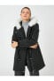 Фото #1 товара Пальто женское Котон с поясом и плюшевыми деталями