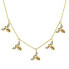 Playful gold-plated silver necklace with NCL17Y pendants