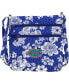 Фото #1 товара Сумка через плечо Vera Bradley Florida Gators Rain Garden Triple-Zip Hipster