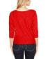 ფოტო #4 პროდუქტის Women's Rivet-Trim Dolman-Sleeve Sweater