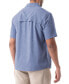 Фото #3 товара Men's Short Sleeve Heathered Fishing Shirt