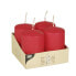 Фото #2 товара PAPSTAR 10490 - Cylinder - Red - 16 h - 4 pc(s)