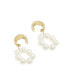 Фото #1 товара Women's Snowball Drop Earrings