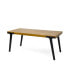 Фото #4 товара Stylish Acacia Wood Dining Table Modern, Weather-Resistant, Seating for 5