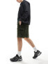 Фото #5 товара Superdry Contrast stitch cargo shorts in washed olive