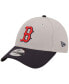 Фото #1 товара Men's Gray, Navy Boston Red Sox League 9FORTY Adjustable Hat