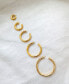 ფოტო #3 პროდუქტის 18k Gold-Plated Medium C-Hoop Earrings, 1.18"