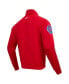 Фото #2 товара Men's Red Philadelphia Phillies Fast Lane Full-Zip Track Jacket