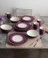 Фото #12 товара Набор посуды Noritake Colorwave Rim Burgundy, 16 предметов, обслуживание на 4 персоны
