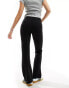 Фото #6 товара JDY high waisted flared trousers in black