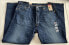 Levi's Men's 501 Original Fit Jeans, Stretch Dark Wash Size 42x30 Straight Leg