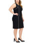 ფოტო #3 პროდუქტის Plus Size Sleeveless Sheath Dress