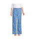 Фото #2 товара Women's Petite Print Flannel Pajama Pants