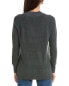 Фото #2 товара Forte Cashmere Thermal High-Low V-Neck Cashmere-Blend Sweater Women's