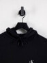 Calvin Klein Jeans essential regular fit hoodie with CK logo in black