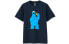 Фото #1 товара Kaws X Sesame Street X UNIQLO 优衣库芝麻街kaws三方联名短袖T恤 甜饼怪 男女同款 深蓝 / Футболка UNIQLO Kaws X Sesame Street 412759-лан /featured_tops