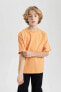 Erkek Çocuk T-shirt B5927a8/og71 Lt.orange