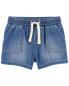 Фото #1 товара Baby Drawstring Denim Shorts 3M