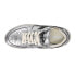 Diadora Mi Basket Row Cut Silver Used Lace Up Womens Silver Sneakers Casual Sho