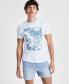 Фото #1 товара Men's Tropical Graphic Short-Sleeve T-Shirt