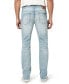 ფოტო #2 პროდუქტის Men's Slim Ash Crinkled Stretch Denim Jeans