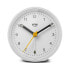 Braun BC12W - Quartz alarm clock - Round - White - 12h - Buzzer - Battery