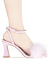 ფოტო #4 პროდუქტის Women's Relby Feathered High-Heel Two-Piece Dress Sandals