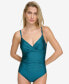 Фото #1 товара Twist-Front Tummy-Control One-Piece Swimsuit, Created for Macy's