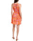 Taylor Pleated Crepe Dress Women's