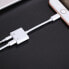 Фото #11 товара Adapter przejściówka rozdzielacz słuchawkowy iPhone Lightning - Lightning 3.5mm mini jack biały