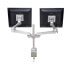 Фото #3 товара ROLINE Dual LCD Monitor Arm - Desk Clamp - 4 Joints - 8 kg - 75 x 75 mm - 100 x 100 mm - Silver