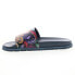 Фото #5 товара Robert Graham Avenue RG5838F Mens Blue Leather Slip On Slides Sandals Shoes 9