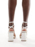 Фото #5 товара Simmi London Bia strappy block heeled sandal in white