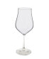 Фото #2 товара White Water Glasses with Stem, Set of 6