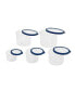 Фото #3 товара Sedona 10 Piece Round Plastic Storage Container Set