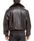 ფოტო #3 პროდუქტის Men B-15 Leather Flight Bomber Jacket