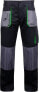 Фото #1 товара Спецодежда рабочая LAHTI PRO бавовняные штаны черно-зеленые размер М (L4050650)