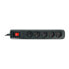 Power strip with security Armac R5 black - 5 sockets - 1,5m