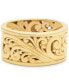 ფოტო #1 პროდუქტის 11mm Gold Plated Bali Filigree in Sterling Silver