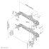 Neomounts by Newstar monitor arm desk mount - Clamp - 8 kg - 48.3 cm (19") - 76.2 cm (30") - 100 x 100 mm - Black