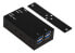 Exsys EX-1180HMS - USB 3.2 Gen 1 (3.1 Gen 1) Type-B - USB 3.2 Gen 1 (3.1 Gen 1) Type-A - 5000 Mbit/s - Black - Metal - Taiwan