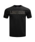 Фото #4 товара Men's Black Tampa Bay Lightning Wordmark T-shirt